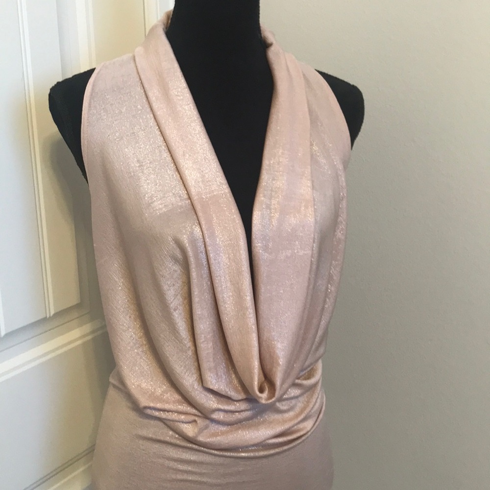 Metallic Light Pink Top - Picture 6 of 7